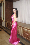 Magenta Evening Dress