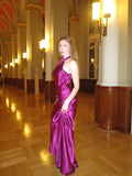 Lilac Shimmering Evening Dress