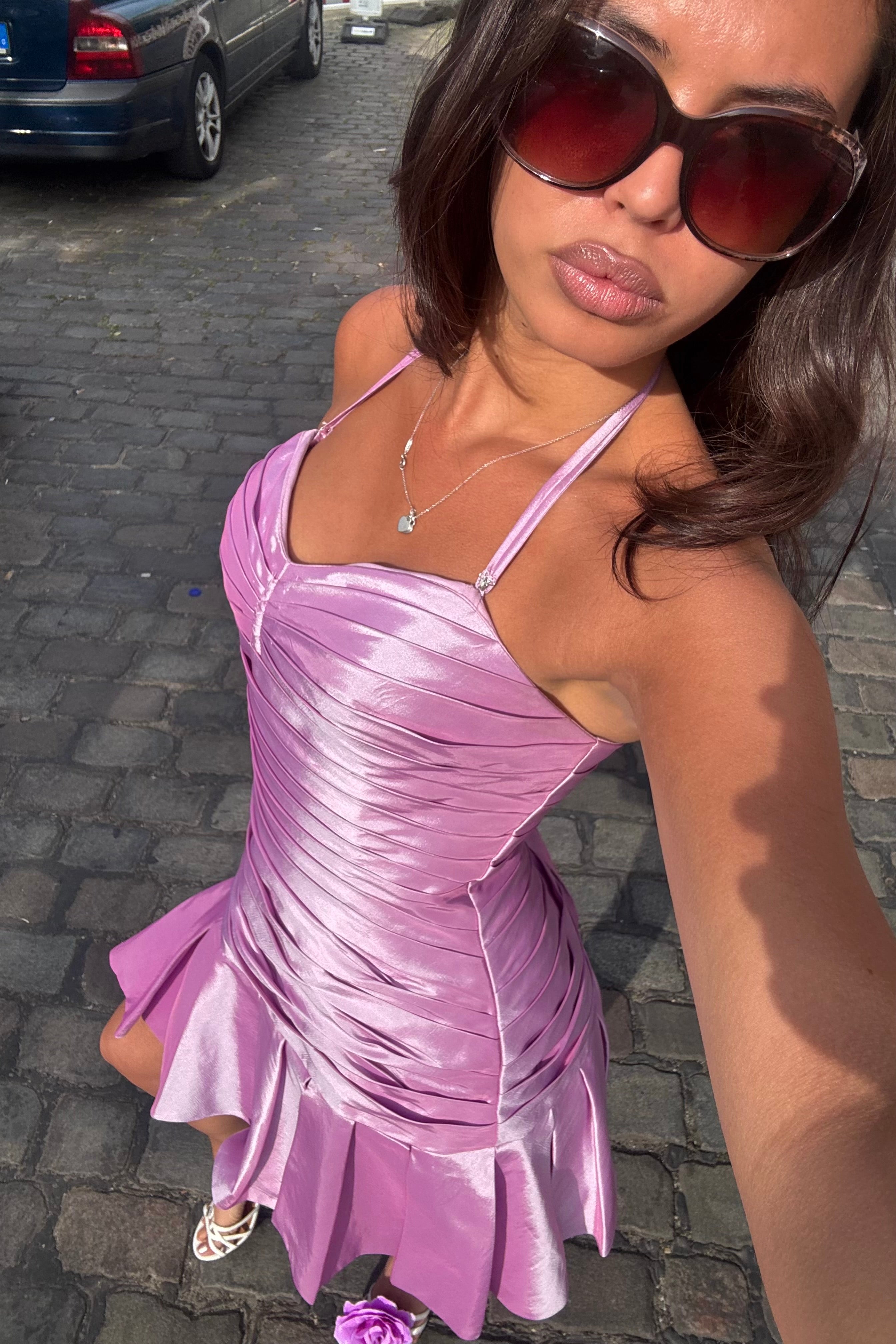 Elegant Lilac Dress