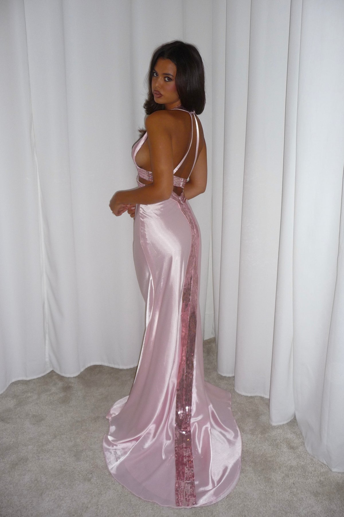 Rosalie Abendkleid Rückenansicht