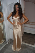 Gold Glow Maxi Dress
