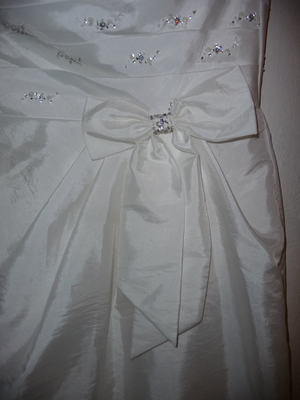 white mini dress