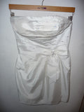 white mini dress