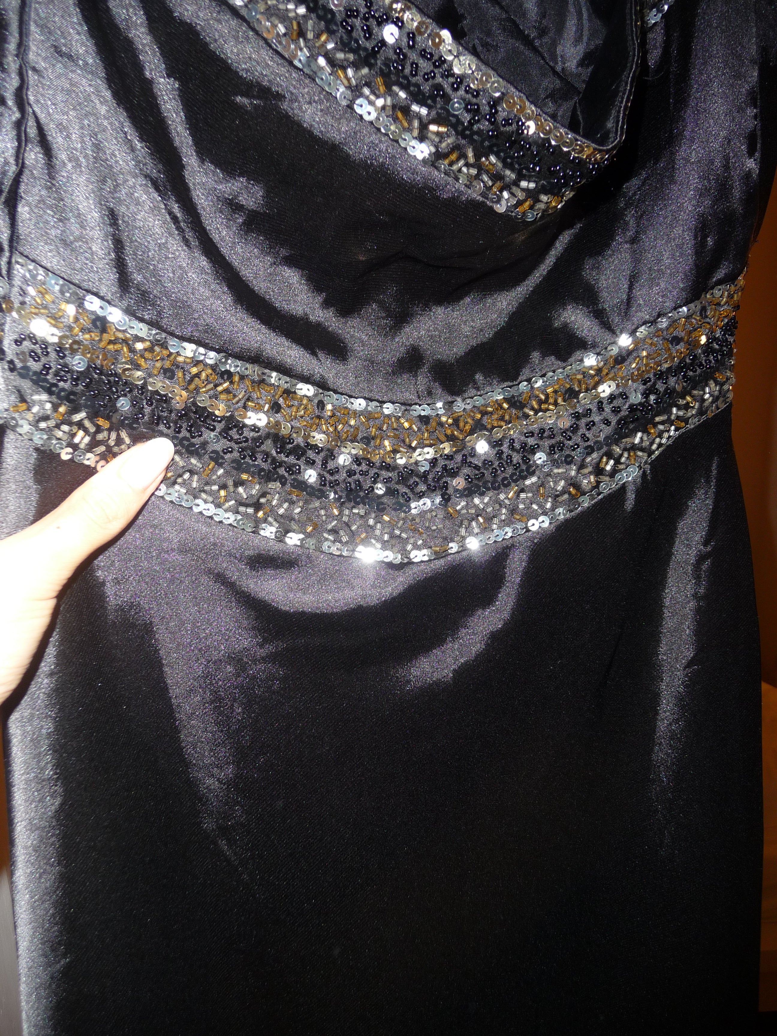 long black maxi dress